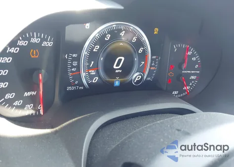 2017 Chevrolet Corvette Stingray z USA, uszkodzony, nr VIN 1G1YB2D77H5109904